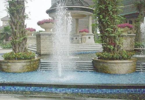 农村网红喷泉图片高清,农村新景致